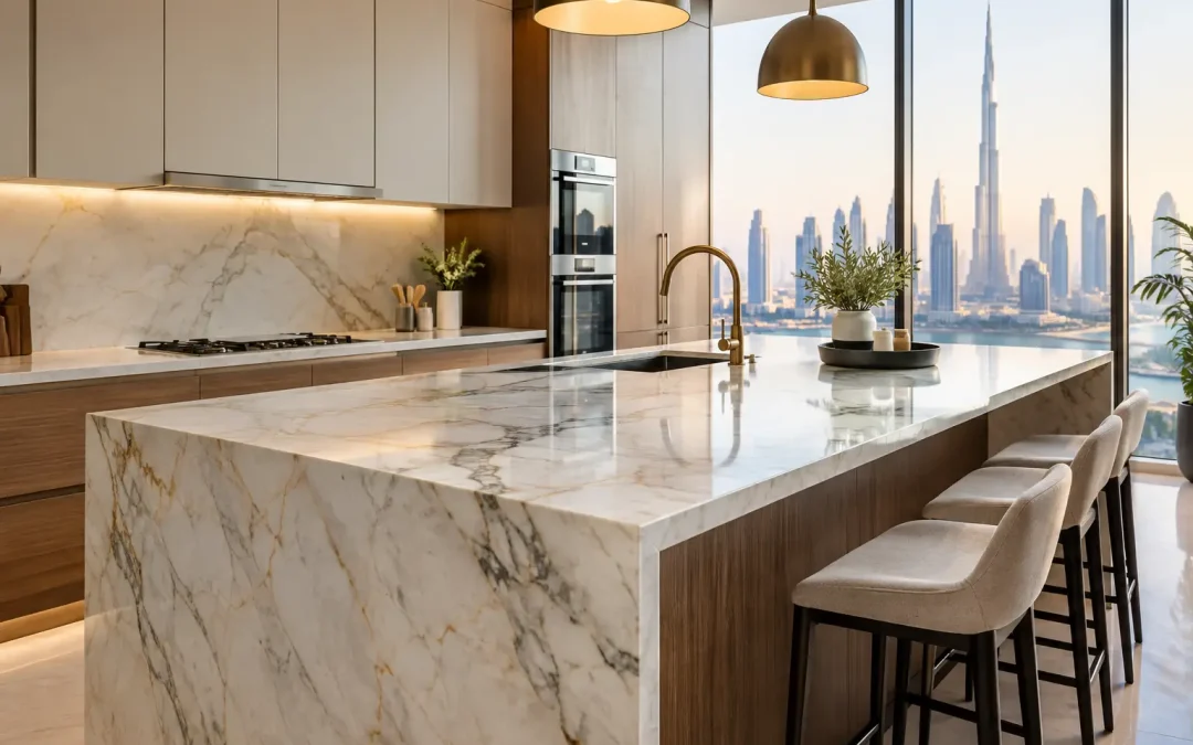 Premium Worktops That Work in Dubai Kitchens